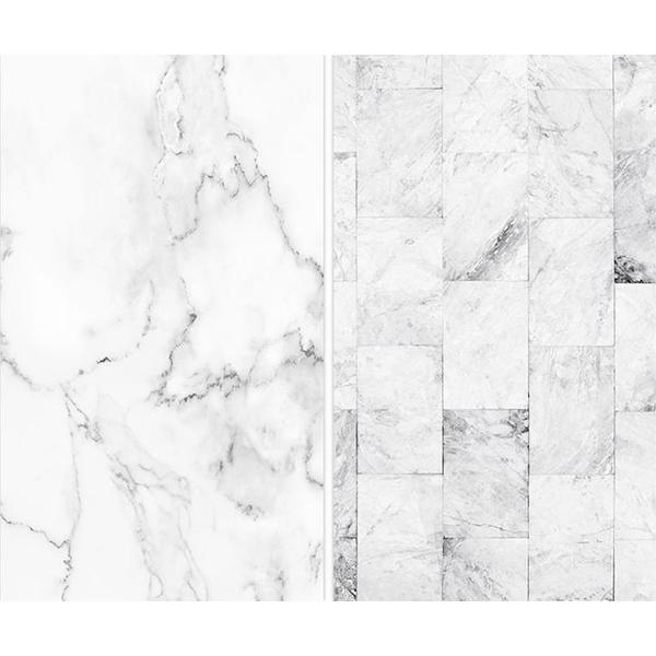 DW4Trading® Vinyl achtergrond dubbelzijdig voor food fotografie marmer tegels