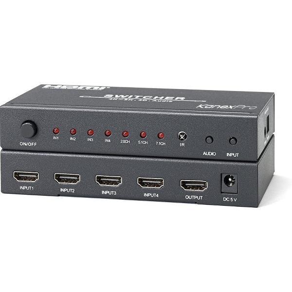 KanexPro SW-HD4X1AUD4K video switch HDMI