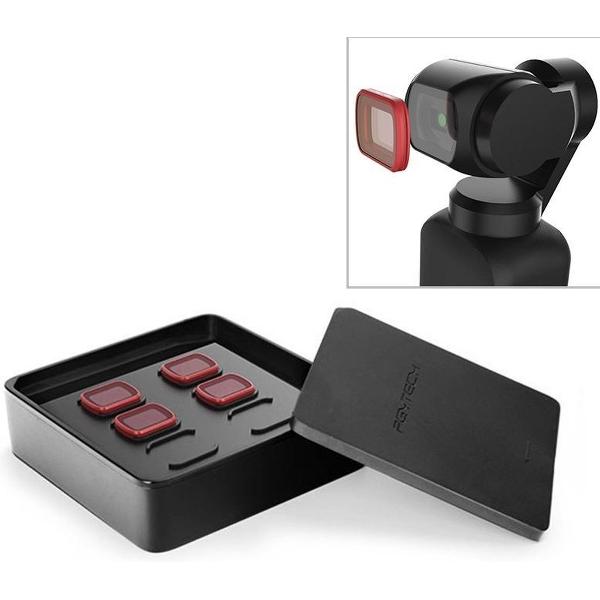 4 STUKS PGYTECH P-18C-013 ND Dimpak Beroep Duiken Kleur Lens Filter voor DJI Osmo Pocket