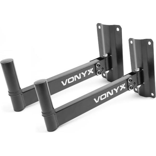 VONYX WMS-02 SET VERSTELBARE SPEAKER MUURBEUGELS - MAX. 25KG