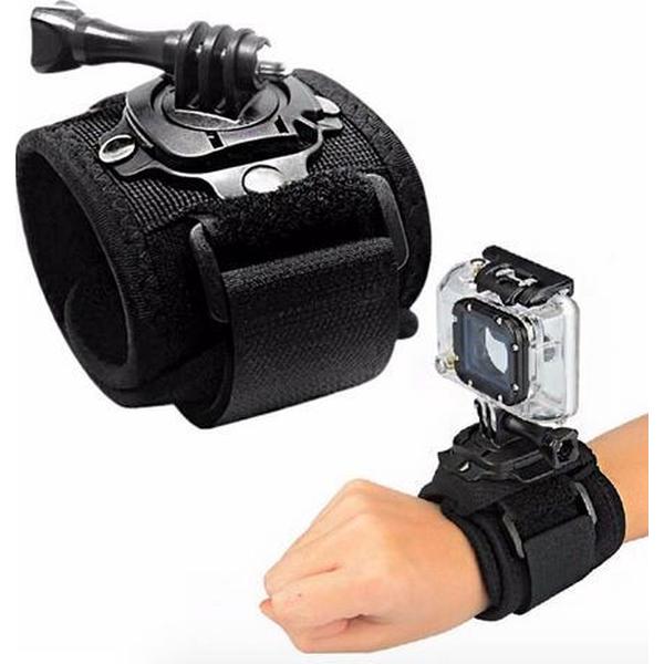 Polshouder Wrist Mount Pols / Voor oa GoPro Hero 5 4 3+ 3 2 1 Handhouder