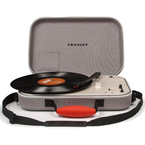 Crosley Messenger Platenspeler grijs - Koffermodel