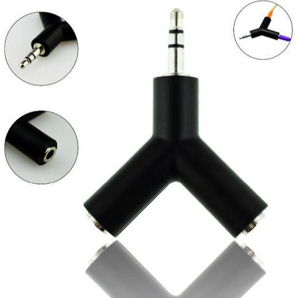 Mini Audio Splitter | 3.5mm | Zwart
