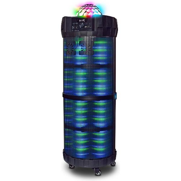 iDance CYCLONE6000 Bluetooth Party Speaker Toren met Disco LED-verlichting - Zwart