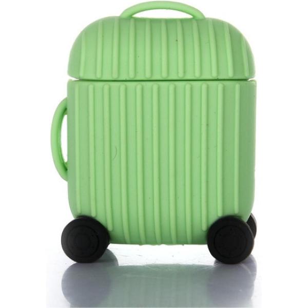 Hidzo Hoes Voor Apple's Airpods - Koffer - Groen