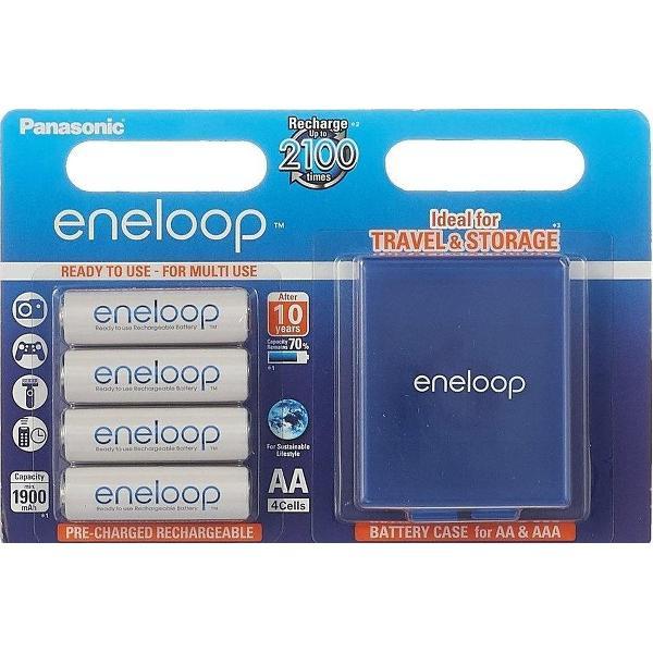 1x4 Panasonic Eneloop Mignon AA 1900 mAh + Accubox
