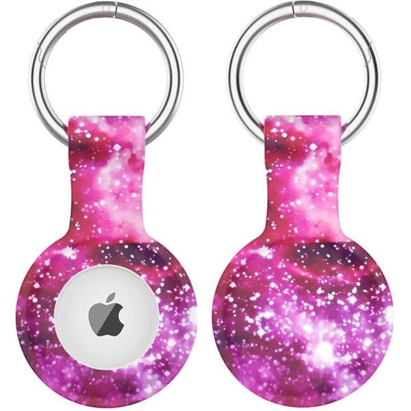 Apple AirTag Sleutelhanger Siliconen Bescherm Hoes Space Print