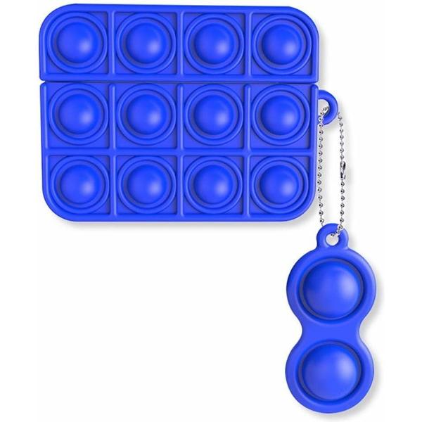 Rodent Pioneer Case Cover Voor Airpods Pro - Siliconen Donkerblauw | Watchbands-shop.nl