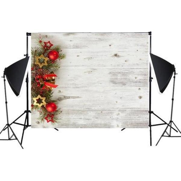 1,25 mx 0,8 m Imitatie Houtnerf Board Gourmet 3D Foto Fotografie Achtergronddoek (MB5)