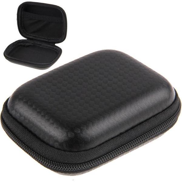 Waterdichte behuizing van koolstofvezel voor GoPro NIEUW HERO / HERO6 / 5/5 Session / 4/3 + / 3/2/1, maat: 9cm x 7cm (zwart)