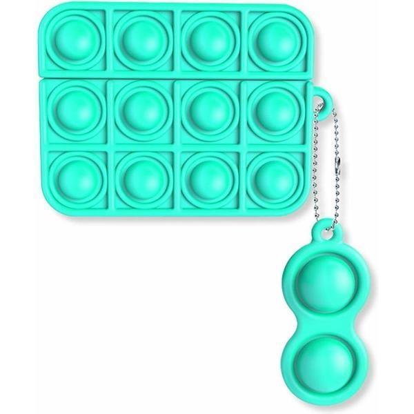 Rodent Pioneer Case Cover Voor Airpods Pro - Siliconen Turquoise | Watchbands-shop.nl