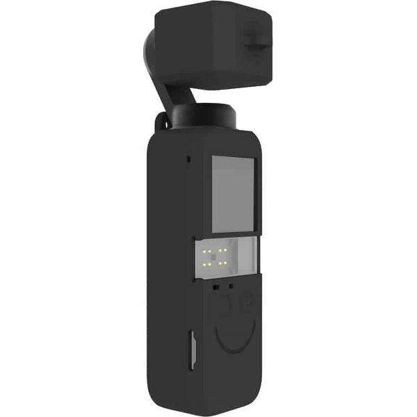 PULUZ 2 in 1 siliconen beschermhoes set voor DJI OSMO Pocket 2 (zwart)
