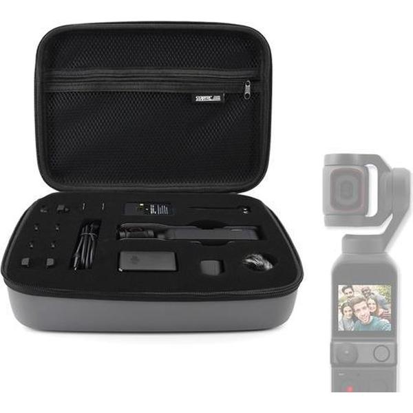 STARTRC Waterdichte PU-draagtas Behuizing en accessoires Opbergtas voor DJI OSMO Pocket / OSMO Pocket 2 (grijs)