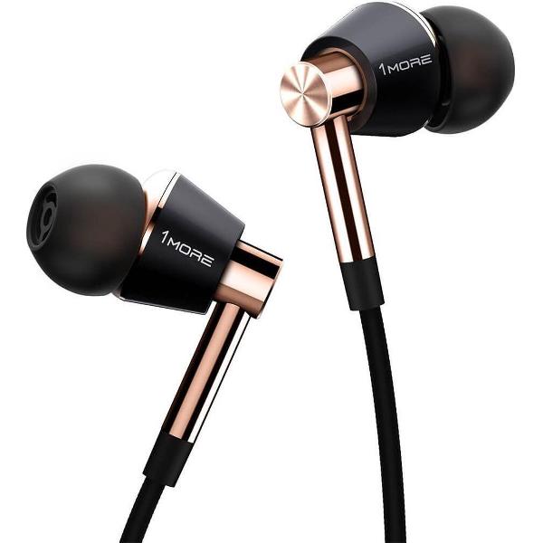 1MORE Triple Driver In-Ear Headphones Gold, E1001-GD, Universal, Blister