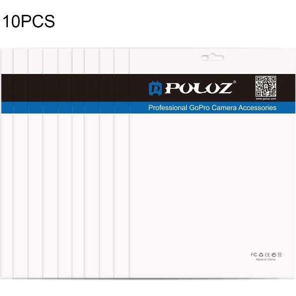 10 STKS PULUZ 33 cm x 23.5 cm Clear Front Zip Lock Verpakking Zak (Size: XL)