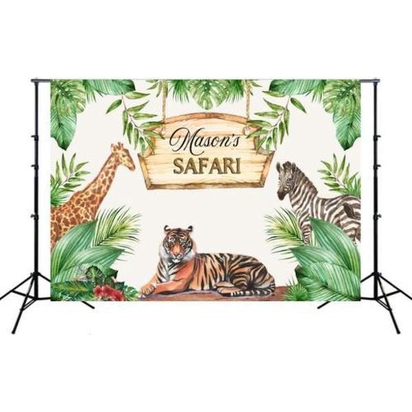 2.1mx 1.5m Carnaval Kinderen Verjaardagsfeestje Cartoon Studio Fotografie Achtergronddoek (RD2)