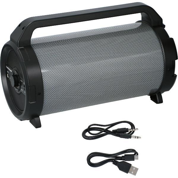 Dunlop Bluetooth Speaker - Draagbaar - Draadloos - FM Radio - Stereo - 15 Watt - LED