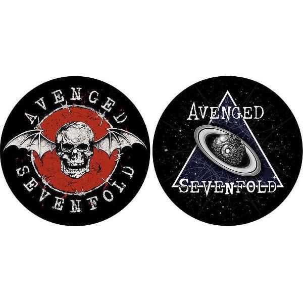 Avenged Sevenfold Platenspeler Slipmat Skull / Space Multicolours