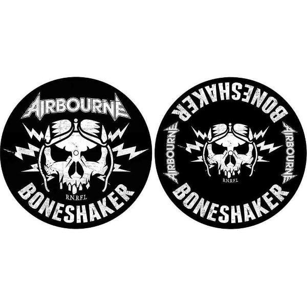 Airbourne Platenspeler Slipmat Boneshaker Zwart