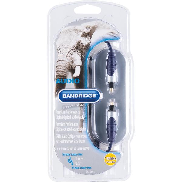 Bandridge - Optische Toslink Kabel - 1 meter