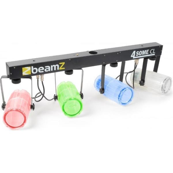 BeamZ 4-Some Lichtset 4x 57 RGBW LED's DMX - Transparant