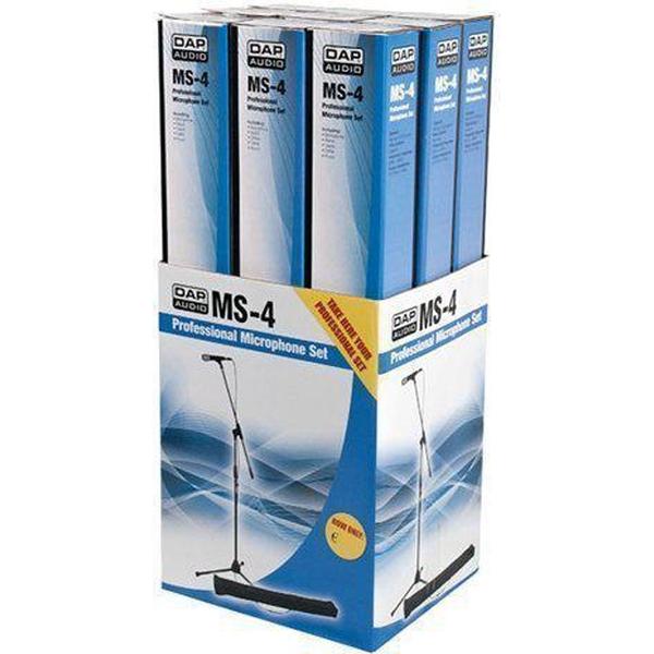 DAP Audio DAP 9 x MS-4 Microfoonset met een microfoon, statief, kabel en opbergtas Home entertainment - Accessoires