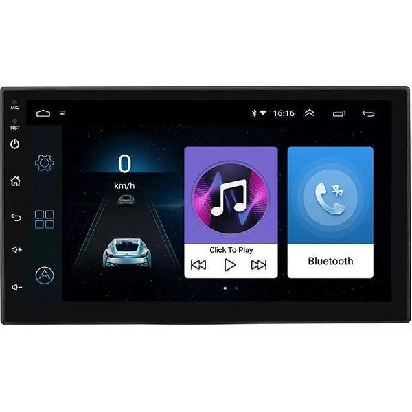 Dubbel Din Navigatie radio universeel Android 8, Apple Carplay, 7 inch full touchscreen GP