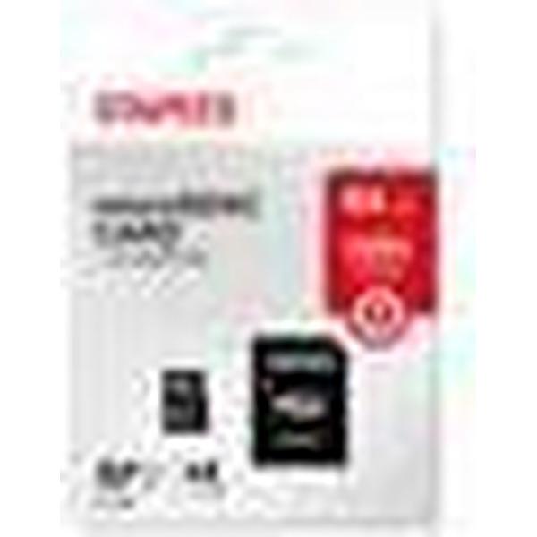 MicroSDHC Staples 64GB with SD adapter
