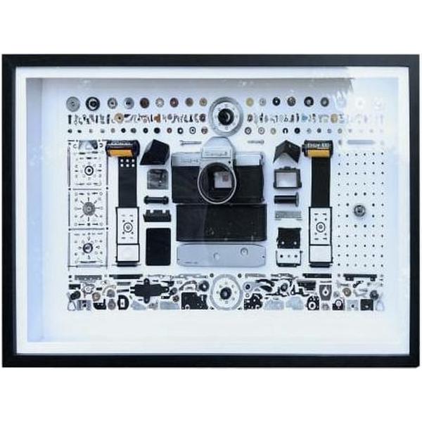 Niet-werkend display Mechanische 3D-filmcamera Rechthoek Fotolijstmontage Demonteer specimenframe, Model: stijl 8, levering van willekeurig cameramodel