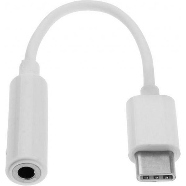 Verloop Adapter met DAC | Male USB-C naar Female 3.5mm Jack| Male USB-C naar Female 3.5mm jack Aux stekker, verloopstuk