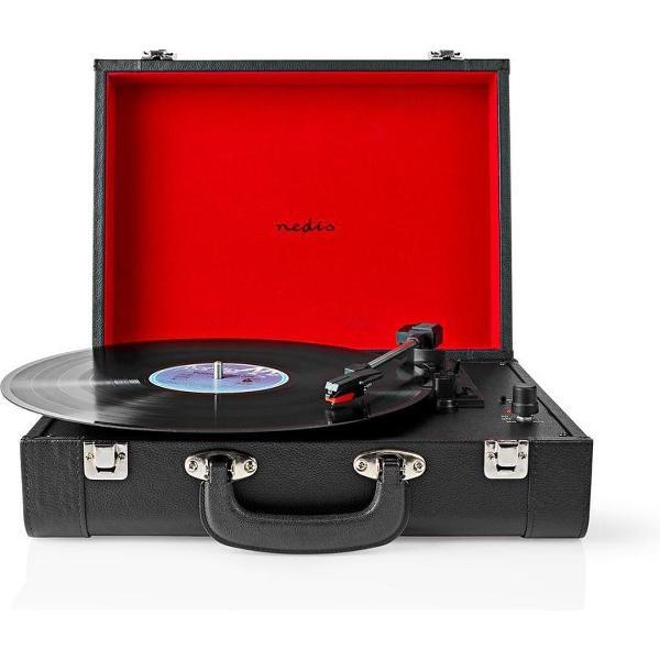 Nedis Platenspeler | 18 W | Koffer | Zwart