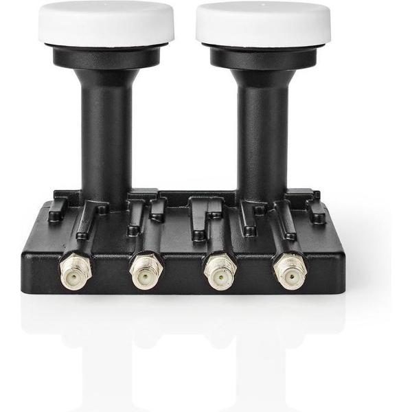 Nedis SLNBQDM60BK Universele Lnb Quad Monoblock 6.0 Ruisgetal 0,2 - 0,85 Db