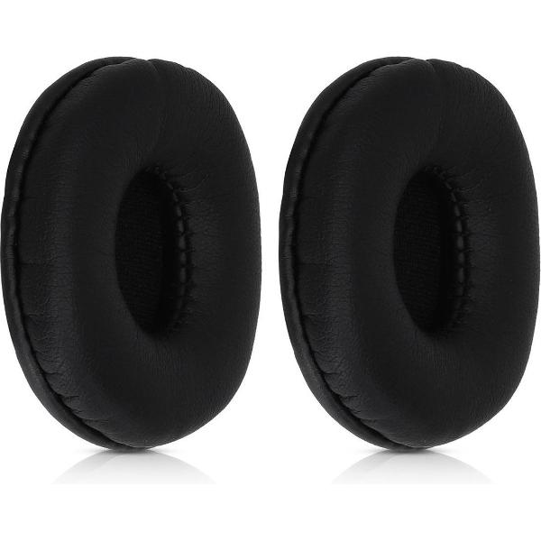 kwmobile 2x oorkussens voor Blue Parrot B350-XT koptelefoons - imitatieleer - voor over-ear-koptelefoon - zwart