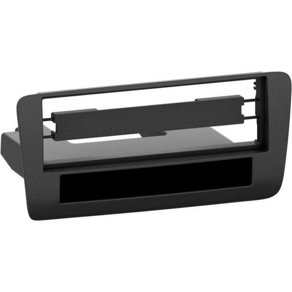 1-DIN Paneel met aflegbakje. Audi A1 9/2010 > Kleur: Zwart