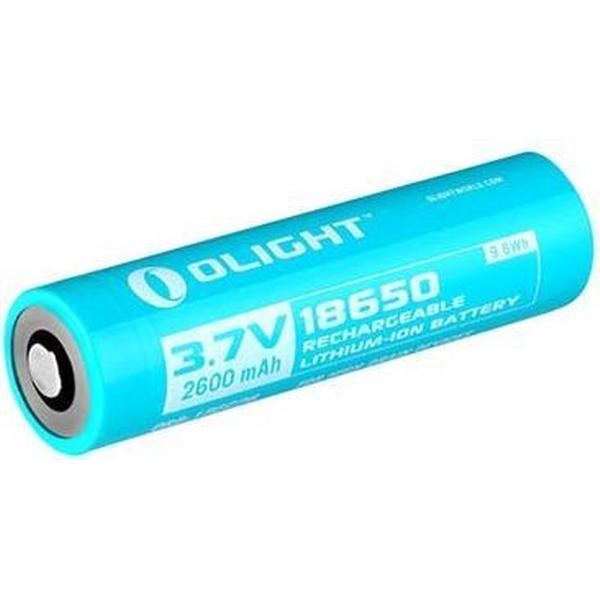 1 Stuk - Olight 18650 2600mAh oplaadbaar accu voor R20