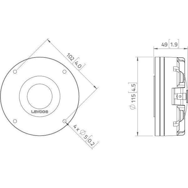 LAVOCE DN14.30T 1.4 Compression Driver Neodymium Motor
