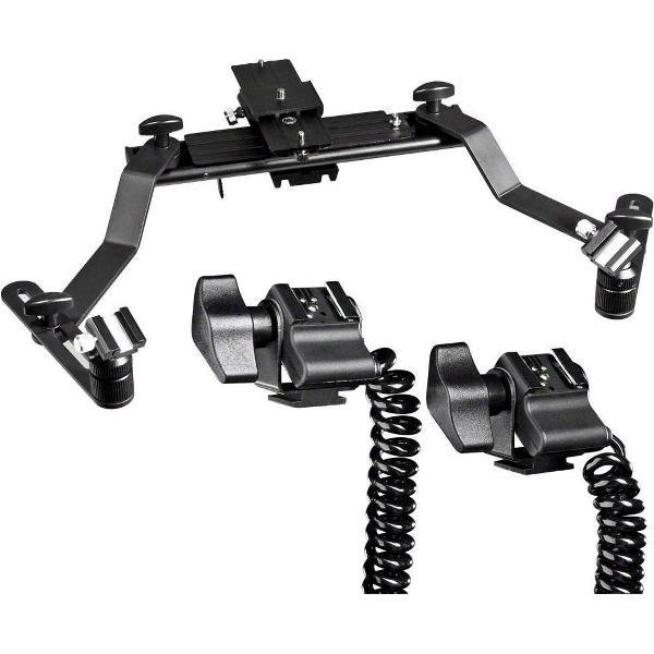 walimex Macro Flits Rail Pro met Y kabel voor Pentax.