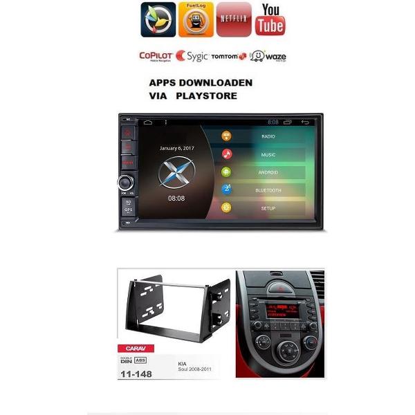 Kia soul navigatie 2008 - 2011 android 6.0