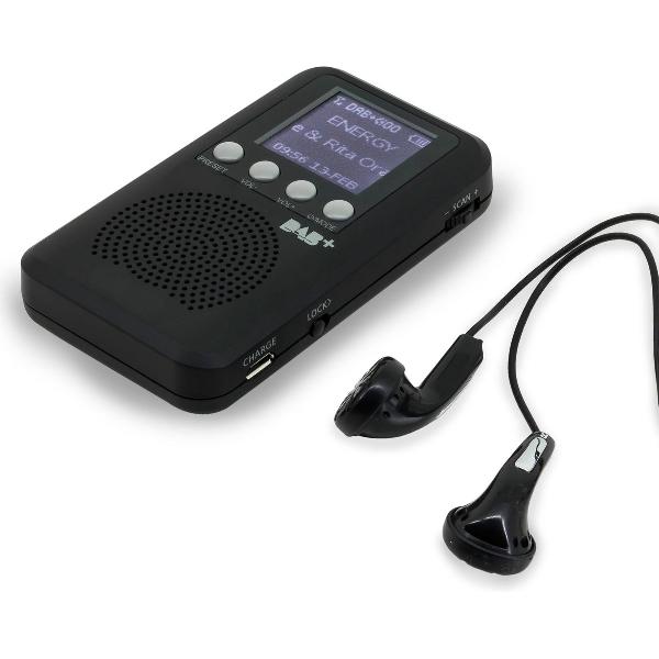 soundmaster DAB170SW Zakradio FM USB Herlaadbaar Zwart