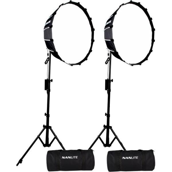 Nanlite Forza 60 LED dual kit (w/ light stand and softbox)