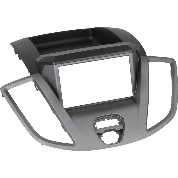 2-DIN Paneel Ford Transit 2014-2019 - Kleur: Zwart