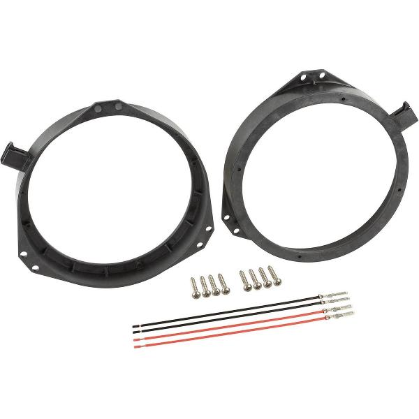 Speaker Ringen Ø165mm Diverse modellen Opel - Honda Jazz Voorportier Met ingebouwde speakerconnector