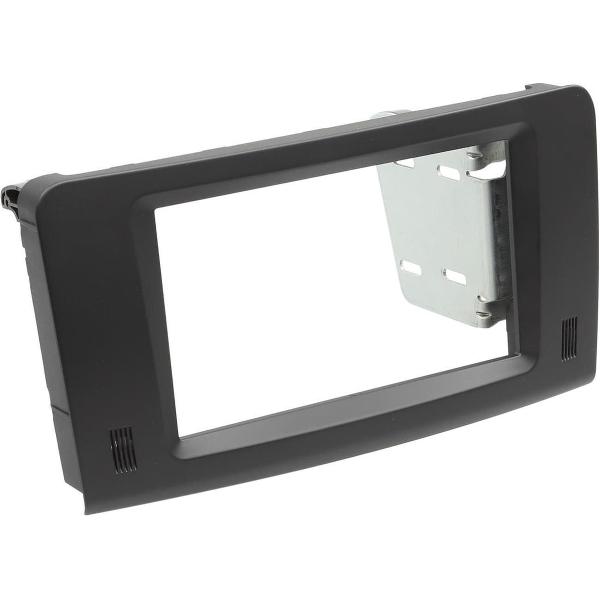 2-DIN Paneel Mercedes Benz M-Klasse/ GL-Klasse - Kleur: Zwart