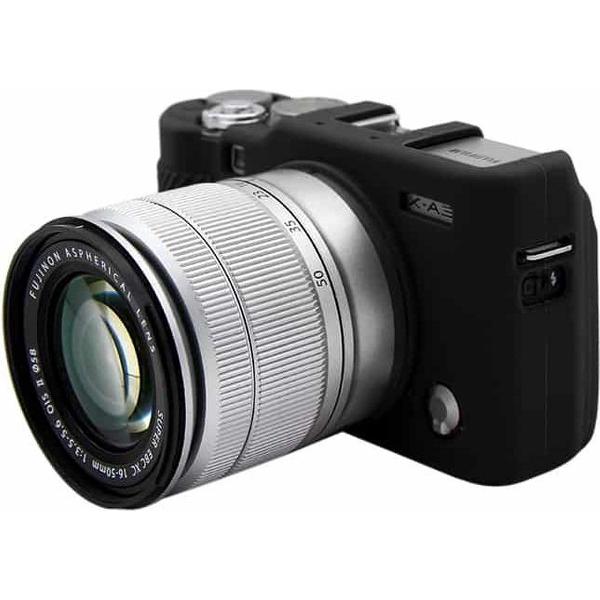 PULUZ zachte siliconen beschermhoes voor FUJIFILM X-A3 / X-A10 (zwart)
