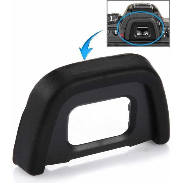 Rubberen oogschelp DK-23 voor Nikon D300 / D300S (zwart)