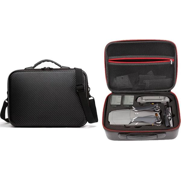 Draagbare dubbeldeks Enkele Schouder Waterdichte Opslag Reizen Draagtas Case Box voor DJI Mavic Air (Zwart)
