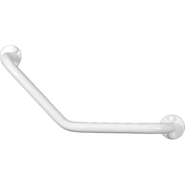 Badkamer-toilet hoekhandgreep 135 graden staal wit