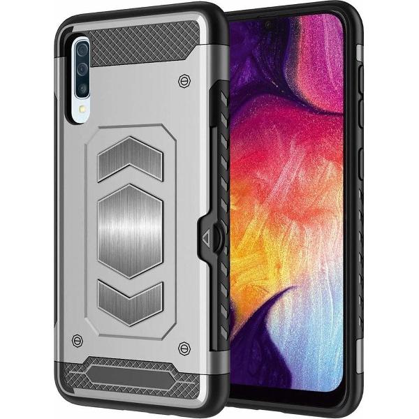 Zwart Armor Hoesje Met sleutelhanger voor Apple Airpods - van Bixb