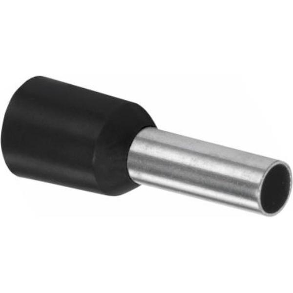 Adereindhuls geisoleerd 1,5mm² zwart - per 100 stuks
