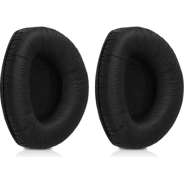 kwmobile 2x oorkussens voor Sennheiser RS160 / RS170 / RS180 koptelefoons - imitatieleer - voor over-ear-koptelefoon - zwart